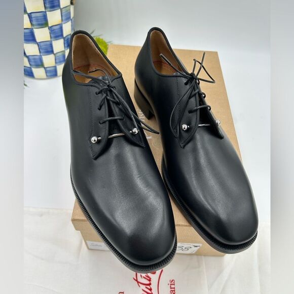 Men’s Christian Louboutin Chambeliss Derby shoes, size 42 made in Italy - Picture 1 of 11
